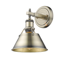 Golden Canada 3306-BA1 AB-AB - Yep by Golden Lighting Orwell 1-light Vanity in Aged Brass